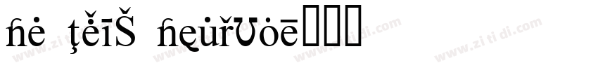 MD INFO Medium字体转换